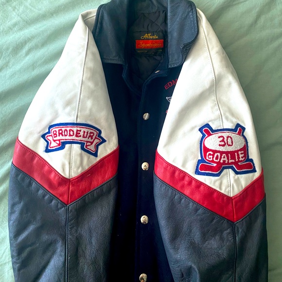 Vintage Hockey Varsity Jacket - Picture 4 of 4